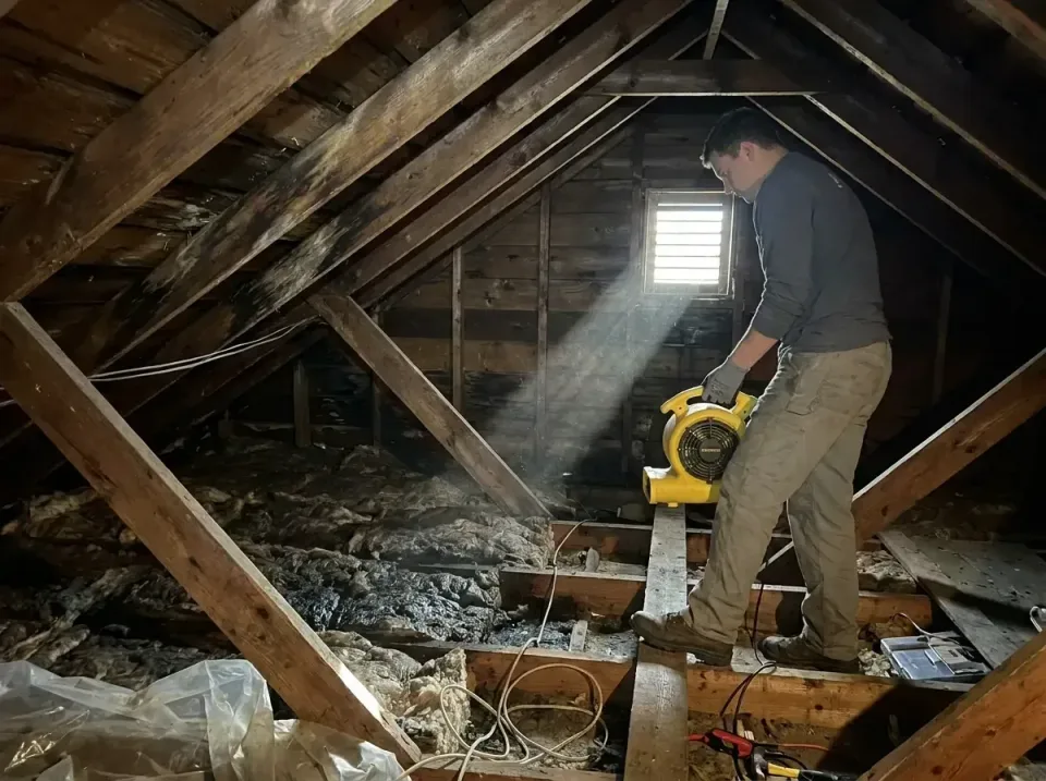 attic-water-damage-drying-proc-007 — frequently asked questions, Emergency Water Extraction & 24/7 Flood Response in Sloan,…